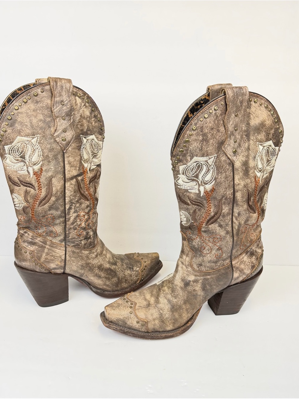 Charlie 1 Horse by Lucchese western cowgirl boot tan Western Size 8B